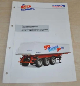 Brochure opuscolo camion Schmitz Cargobull SKI 18 7.2 Rimorchio di scarico azienda DE - Foto 1 di 3