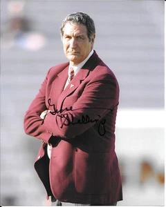 GENE STALLINGS ALABAMA CRIMSON TIDE FOOTBALL COACH SIGNED 8" x 10" PHOTO W/ COA - Picture 1 of 1