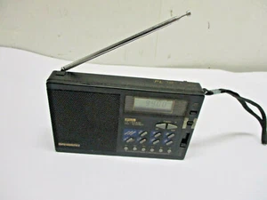 Sangean ATS-F3 AM/FM PLL MV PORTABLE RADIO SYNTHESIZED RECEIVER QUARTZ TIMER - Zdjęcie 1 z 7