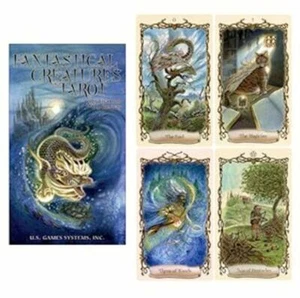 GOTHIC Gifts Fantastic Creatures Learn Tarot Reading Card Set Book Gothcore Gift - Picture 1 of 1