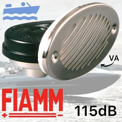 Fiamm Signal Einbauhorn Edelstahl Marine Schiff Horn Sport Boot Hupe Us 115dB