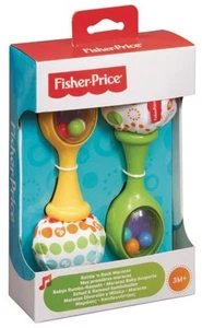 Maracas Musical Baby Toy New Rattle Rock Infant Fisher Price FREE SHIPPING - Picture 1 of 8