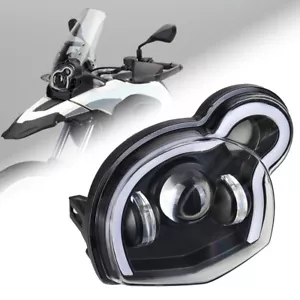 LED Headlight High Low Beam Fit For BMW G650GS / G650GS Sertao R13 2010 - 2017 - Picture 1 of 9