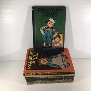 Raggedy Ann Raggedy Andy by Johnny Gruelle x 8 Vintage Hardcover Book Bundle Lot - Bild 1 von 20