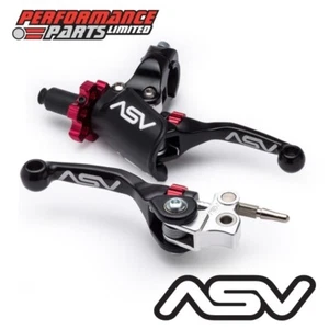 ASV Black F4 Short Brake + Clutch Lever, Pro Perch, Ohvale GP0 190 Daytona 2019 - Bild 1 von 10