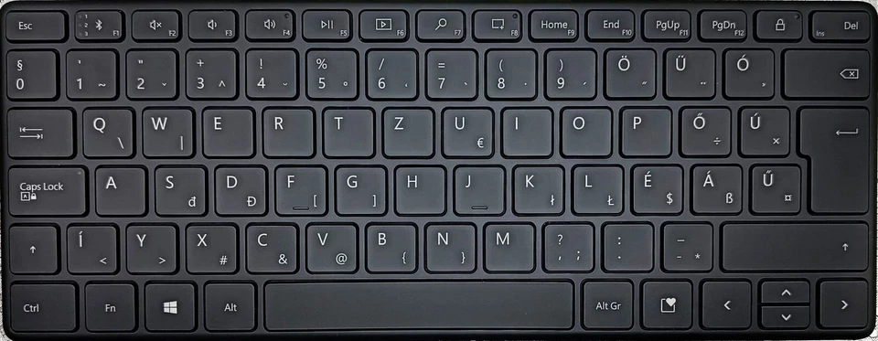 Microsoft Designer Compact Keyboard 21Y-00025 CH/HU/CZ Layout
