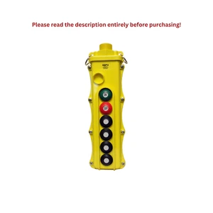 6-BUTTON PENDANT, 4 DUAL-SPEED SWITCHES WITH MAINTAINED ON/OFF (SBP2-6-WHS) - Picture 1 of 4
