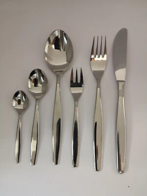 BSF Besteck Dänisch Perl Edelstahl 18/8 Einzelteile, auch Vorlegeteile - Bild 1 von 2