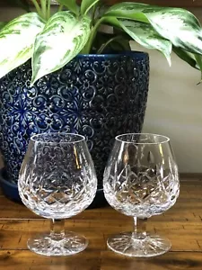 Dos Snifters de Brandy con Patrón Lismore Waterford Crystal Como Nuevos (#1) - Imagen 1 de 5