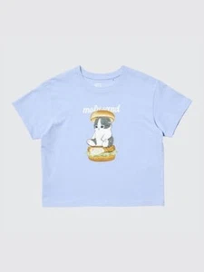 mofusand x UT UNIQLO T-shirt KIDS Japan LIGHT BLUE - Picture 1 of 2