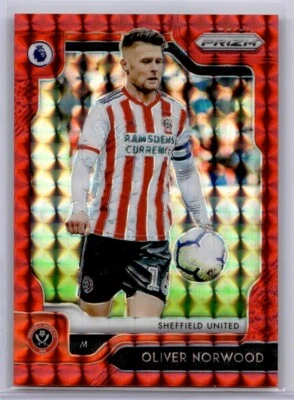 2019-20 Panini Prizm Premier League Oliver Norwood /109 Red Mosaic #294 - Image 1 of 2