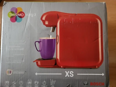 BOSCH TAS1403 Kaffeemaschine Kapsel TASSIMO Vivy2  1300W rot  NEUWERTIG - Bild 1 von 2