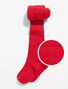 Old Navy Toddler Girls Soft-Knit Tights Red Size 6-12 12-24 Months 2T-3T 4T-5T - Picture 1 of 1