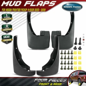 For Nissan Frontier Pickup 2005 2006-2015 Pickup Splash Guards Mud Flaps 4PCS - Picture 1 of 10