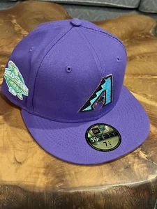 New Era Arizona Diamondbacks 2001 World Series Kappe passend lila/neuwertig neu mit Etikett 7 1/4"" - Bild 1 von 8
