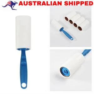 Lint Roller With Refills Sticky Remover Pet Dog Hair Clothes Sofa Dust Cleaning - Picture 1 of 6