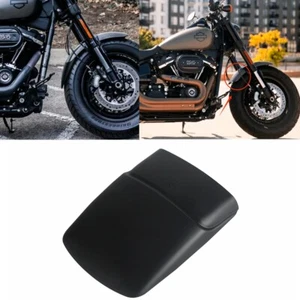 Black Front Fender Wheel Mudguard Protector Cover For Harley Fat Bob 114 117 18+ - Picture 1 of 8