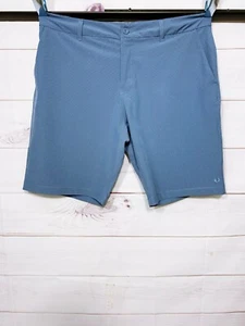 Hang Ten Mens Shorts Size 40 Blue Mid-Rise Flat Front Pockets - Picture 1 of 7