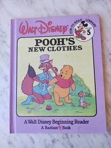 VOLUME 5 WALT DISNEY POOH'S NEW CLOTHES FUN TO READ 1986 - Imagen 1 de 9