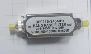 1x per connettore banda aria passabanda filtro passabanda BPF215-245MHz 50ohm - Foto 1 di 1