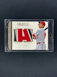 Joey Votto 2014 Panini National Treasures Colossal Game Used Prime Patch /10 - Picture 1 of 2