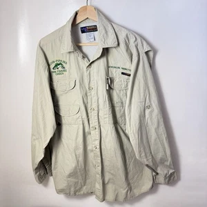Vtg Wilderness Experience Shirt Mens XL LS Vented Fishing 1999 Canada Fisheree - Picture 1 of 7