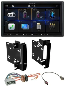 Alpine Bluetooth 2DIN MP3 DAB USB Autoradio für Chrysler 300C Sebring Dodge Aven - Bild 1 von 10