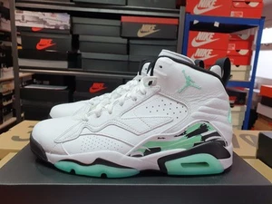 Nike Air Jordan MVP White Green Glow UK 9.5 US 10.5 EUR 44.5 DZ4475 103 - Picture 1 of 7