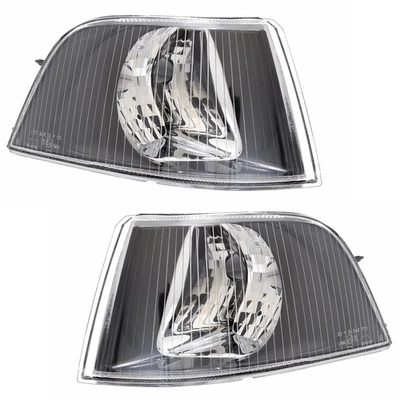 Frontblinker Set für Volvo S40 V40 2000- 04 Schwarz Klarglas Blinker vorne - Bild 1 von 4
