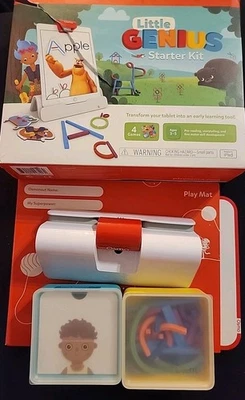 Osmo Little Genius Starter Kit iPad Interactivo Aprendizaje Preescolar 4 Juegos Leer Foto 1 de 4