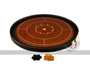 Masters Crokinole Tournament Board - Walnut and Ebony - Picture 1 of 1