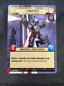 Star Wars Unlimited Twilight of the Republic Jango Fett Hyperspace #291 - Picture 1 of 2