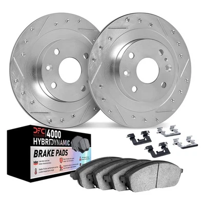 For Alfa Romeo Spider 69-74 Brake Kit DFC Drilled & Slotted Rear Brake Kit w — 第 1/3 张图片