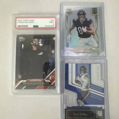 Chicago Bears 39 Card Lot - Current and Throwback - Caleb Williams RCs - Image 1 of 4