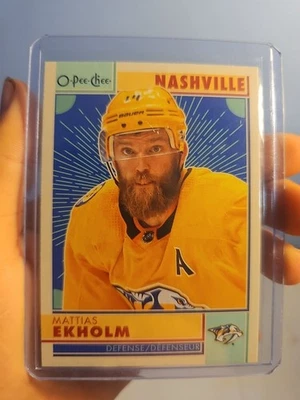 2022-23 O-Pee-Chee - Mattias Ekholm #352 Retro - Image 1 of 4