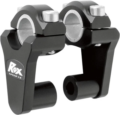 Rox Elite Pivoting Handlebar Risers 2in Black For 7/8in and 1-1/8in Bars - Image 1 of 2