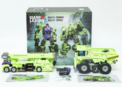 Mecha Invasion Giant Legion GLA-03&04 Hook Long Haul Devastator Set B Figure  - Image 1 of 4