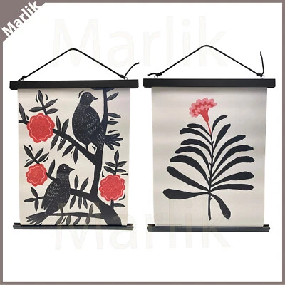 IKEA PALHULT Hanging Tapestry Handmade, Birds Plant 11 ¾x15 ¾" (30x40 cm ), NEW - Image 1 of 4