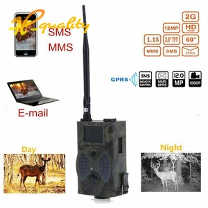 HC-300M Hunting Trail Camera 12MP GPRS MMS 1080P IR Night Vision Video Camera - Picture 1 of 12