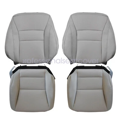 For Honda Accord 2013 2014 2015 2016 2017 Both Side Bottom & Top Seat Cover Gray - Image 1 of 4
