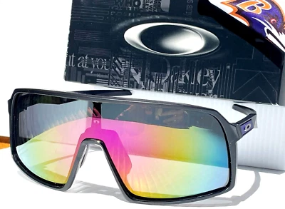 NFL Oakley SUTRO BALTIMORE RAVENS Mt Black POLARIZED Galaxy Violet Sunglass 9406 - Image 1 of 4