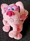NWT TY BEANIE BABY BLUES CLUES MAGENTA DOG With GLASSES 2006 RARE Pink Viacom