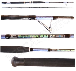Canna Vertical Jigging Bolentino Profondo Syncron 2,10m 50Lbs Cernia Dentice - Foto 1 di 1