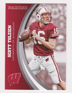 2015 Panini Collegiate Wisconsin Badgers Base Card #38 Scott Tolzien - Picture 1 of 2
