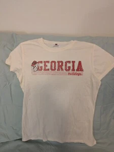 Georgia Bulldogs Petite Ladies T-Shirt- Medium -NWOT * Sample* - Picture 1 of 1