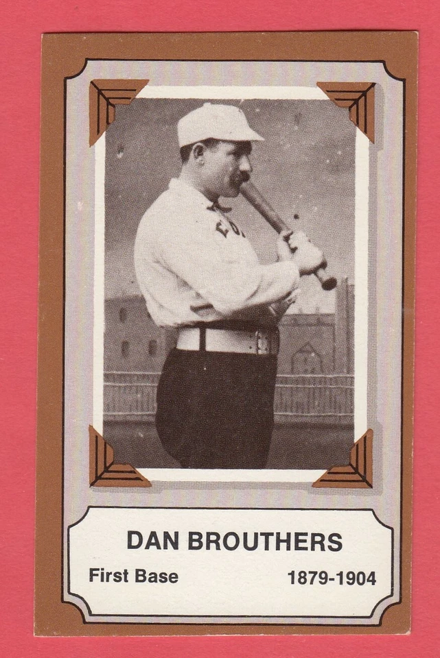 Fleer Pioneers of Baseball 1975 #6 Dan Brouthers -- Caja 732-591 Foto 1 de 1