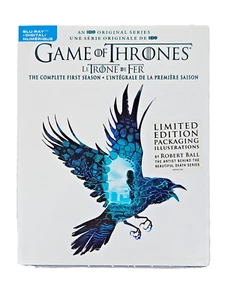 Game Of Thrones Season 1 Blu Ray Limited Edition Cover Art Robert Ball Sealed - Picture 1 of 3