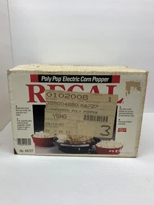New Vintage Regal Ware Poly-Pop Electric 4 QT Air Pop Corn Popper 1987 - Picture 1 of 3
