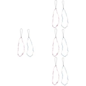 Set of 4 Mobile Phone Straps Cellphone Crystal Lanyard Universal - Zdjęcie 1 z 12