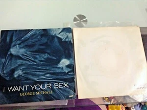 GEORGE MICHAEL 7" 45 RPM RECORDS VINYL VINTAGE FATHER FIGURE I WANT YOUR SeX - Picture 1 of 7